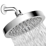 AquaRain Lux Wand-Regendusche mit Duscharm – Hochdruck Regenbrause rund | Spa-Duschsystem | Gleichmäßiger Wasserfluss