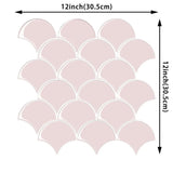 FliesenLux 3D Wandaufkleber selbstklebend – PVC Fliesenoptik für Küche & Bad | Wasserfest | Hitzebeständige Wandgestaltung