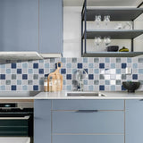 TileNova 3D Wandfliesen selbstklebend – Backsplash Fliesenoptik für Küche & Bad | Ölbeständig | Moderne Raumgestaltung