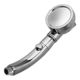 FlexFlow Drehbare Handbrause – 3 Strahlarten Duschkopf mit 360° Rotation | Wassersparend | Chromdesign