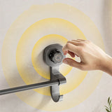 FlexHold Handtuchstange ohne Bohren – 40 cm Wandhalter mit Saugsystem in Mattschwarz, abnehmbar & vielseitig