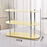 CLEARA Duo Acryl Organizer – 2-stufiges Kosmetikregal | Transparent & Modern | Für Bad, Schminktisch & Display