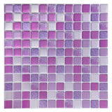GlasMosaik 3D Wandfliesen selbstklebend – Hochglanz Mosaikoptik für Küche & Bad | Hitzebeständig | Flexible DIY-Gestaltung