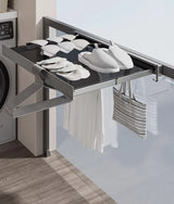FlexiWall Klappbarer Wandkleiderhalter aus Aluminium – Platzsparender Handtuch- & Kleiderständer | Rostfrei & Stabil | Modernes Design