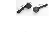 NoirFlow Premium Wandarmatur mit Seitensprühbrause – Schwarzer Messinghahn | 360° Schwenkbar | Warm- & Kaltwasser | Multifunktional