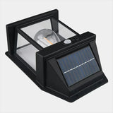 GartenGlanz Solar-Wandleuchte – Außenlampe mit Bewegungssensor | 3 Beleuchtungsarten & IP65 | LED-Gartenlicht mit Glühfadenoptik