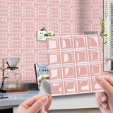 MosaLine Premium 3D Mosaik Wandfliesen Aufkleber 10er Set PVC selbstklebend Küche & Bad – Wasserfeste Design-Wandsticker | Realistischer Fliesenoptik-Effekt für schnelle Raumgestaltung | Rückstandslos entfernbare Dekorfliesen