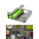 Küchen Folienhalter Wandmontage – No-Punch Organizer Regal | Frischhaltefolie Aufbewahrung | Küchen Zubehör