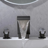 EleganzaPro Doppelgriff-Waschtischarmatur – Klassisches Design mit Dreilochmontage und poliertem Metallfinish