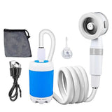 NomadFlow Pro – Tragbare Campingdusche mit Digitalsteuerung & 4000-mAh-Akku