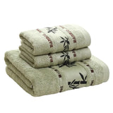 FestivaLuxe Weihnachts-Handtuchset 3-teilig – Baumwoll Badetuchset | Jacquard Design | Schnell saugend & festlich