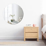 AcryLuma Flexible Acryl-Wandspiegel rund & oval – bruchsicherer Dekospiegel für Badezimmer und Wohnräume | ultraleicht, selbstklebend & sicher | moderne Raumvergrößerung