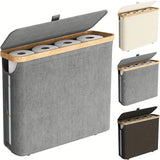 CleanStore WC-Papier Aufbewahrungsbox mit Deckel – Geschlossener Toilettenpapier Behälter | Hygienische Lagerung | Platzsparendes Design