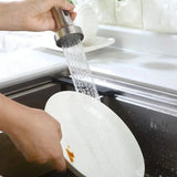 FlowJet Premium Küchenbrause-Aufsatz mit 2 Strahlarten – Wassersparender Sprühkopf für Küchenarmaturen | Multifunktionaler Wasserhahn-Aufsatz für Spülen, Reinigen & Lebensmittelwäsche