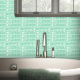 MosaLine Premium 3D Mosaik Wandfliesen Aufkleber 10er Set PVC selbstklebend Küche & Bad – Wasserfeste Design-Wandsticker | Realistischer Fliesenoptik-Effekt für schnelle Raumgestaltung | Rückstandslos entfernbare Dekorfliesen