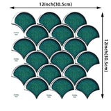 FliesenLux 3D Wandaufkleber selbstklebend – PVC Fliesenoptik für Küche & Bad | Wasserfest | Hitzebeständige Wandgestaltung