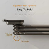 FlexiRod Ausziehbare Duschstange ohne Bohren – Teleskop Bad-Trennstange aus Aluminium | Starke Saugnäpfe | Multifunktionales Trockenrack
