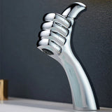 CascadaLux Waschtischarmatur – Wasserfallmischer aus massivem Messing
