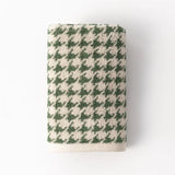 COTONIQUE Hahnentritt Gesichtstuch Baumwolle – Jacquard Handtuch | Saugstark & Hautfreundlich | Vintage Design