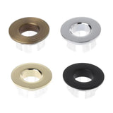 LuxGuard Pro Überlaufring aus Messing – Design-Abdeckung für Waschbecken 22–25 mm | Dekoratives Finish | Werkzeuglose Montage