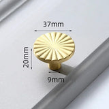 AURONEX Möbelgriff aus Messing in Goldoptik – Moderner Schrankgriff | Elegantes Design | Langlebige Qualität