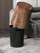 RETROBIN Design Mülleimer mit Roll-Deckel – Wasserdichter Abfallbehälter | Großes Volumen | Stilvolle Haushaltslösung