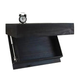 SecretShelf Versteckregal aus Holz – Schwebendes Wandregal mit Geheimfach | Unsichtbare Aufbewahrung | Modernes Design