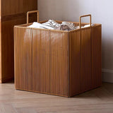 AirLinen Design Wäschekorb – Atmungsaktive Mesh-Wäschebox mit Griffen | Leicht & Stilvoll | Platzsparende Aufbewahrung