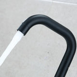 AquaSpin Waschbeckenarmatur Schwarz Nickel – Edelstahl Einhebelmischer | 360° Drehbarer Auslauf | Modernes Bad Design
