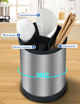 ProBlade Elite Edelstahl-Universal-Messerblock mit Hygienestruktur – Antibakterieller Küchenmesserhalter | Kratzschonender Messer-Organizer für alle Klingenarten bis 8 Zoll | Luxuriöse Küchenaufbewahrung