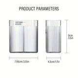 CleanHold Wand-Zahnbürstenhalter – Hygienischer Bad Organizer | Platzsparend | Moderne Aufbewahrungslösung