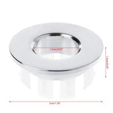 LuxGuard Pro Überlaufring aus Messing – Design-Abdeckung für Waschbecken 22–25 mm | Dekoratives Finish | Werkzeuglose Montage
