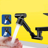 AquaDreh Flex Strahlregler für Wasserhahn – 360° schwenkbarer Auslaufaufsatz mit Ausziehfunktion und Wassersparsystem