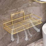 Oraluxe Premium Wandhalter für Mundspülbecher Schwarz-Gold Selbstklebend – Bohrfreie Badezimmer Ablage | Elegantes Becherregal für Waschbereich & Gäste-WC | Platzsparende und hygienische Aufbewahrung