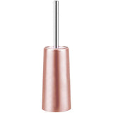 AURUMVITA Roségold WC-Bürstengarnitur – Edelstahl Toilettenbürste mit Halter | Hygienisch & Langlebig | Elegantes Badzubehör