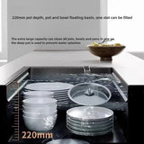 SteelPrime Pro Edelstahl-Küchenspülen-Set – Rechteckiges Einzelbecken | 3 mm Stärke | Mit Wasserhahn & Seifenspender | Komplettsystem für moderne Küchen
