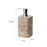 MarmoraImperial Badaccessoires Set Naturmarmor – 7-teiliges Badezimmer Set | Exklusive Eleganz | Hochwertige Spa-Ausstattung