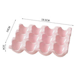 OVARIA Keramik Eierhalter – 6er/12er Eierablage | Kühlschrank Organizer | Stilvolle Küchenaufbewahrung