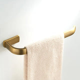 HeritageLine Premium Badaccessoire Set Antik Messing 4-teilig – Wandmontiertes Badezimmer-Set mit Toilettenpapierhalter, Handtuchhalter, Handtuchring & Haken | Klassisches Vintage Design aus Metalllegierung | Langlebiges Sanitär-Accessoire-Set
