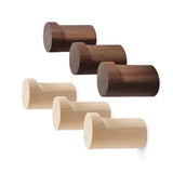 NordicPure Holz Wandhaken – Minimalistischer Kleider- & Handtuchhaken | Massivholz Design | Stilvolle Ordnung
