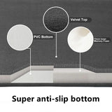 VelourLux Premium Badematte – Super saugfähige Korallensamt-Fußmatte