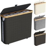 CleanStore WC-Papier Aufbewahrungsbox mit Deckel – Geschlossener Toilettenpapier Behälter | Hygienische Lagerung | Platzsparendes Design