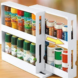 DrehFix 2-stufiges Gewürzkarussell – 360° drehbarer Organizer