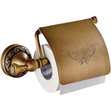 EisenCharme Toilettenpapierhalter in Antikschwarz – Vintage-Wandhalter im Schmiedeeisenstil mit kunstvollen Verzierungen