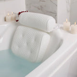AquaRelief ergonomisches Luxus-Badekissen – 3-in-1 Nacken-, Kopf- & Rückenstütze | atmungsaktives Air-Mesh, Anti-Rutsch Saugnäpfe & schnelltrocknender Komfort