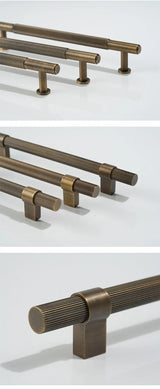 ClassicLine Möbelgriffe aus Messing – Europäische Bronze Schrankgriffe | Zeitloses Design | Langlebige Oberfläche