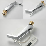 CLARIVO Waschbeckenarmatur Einhebel – Schwarz oder Chrom | Moderne Mischbatterie | Zeitloses Design