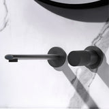 VELORIA Roségold Wandarmatur – Unterputz Waschtischmischer aus Messing | Minimalistisches Design | Langlebig & Elegant