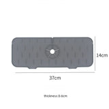 AquaDry Premium Wasserhahn-Schutzmatte Silikon Waschbecken Spritzschutz mit Ablagefunktion – Anti-Tropf Küchen- & Badmatte | Wasserabweisend, Rutschfest & Waschbar | Hygienischer Spülbereich-Organizer