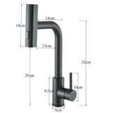CulinaVero Küchenarmatur mit Ausziehbrause – Edelstahl Mischbatterie | Wasserfallauslauf | Maximale Flexibilität